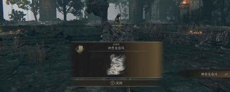《艾尔登法环》dlc神兽龙卷风的效果