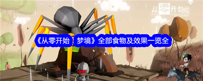 《从零开始：梦境》全部食物及效果一览