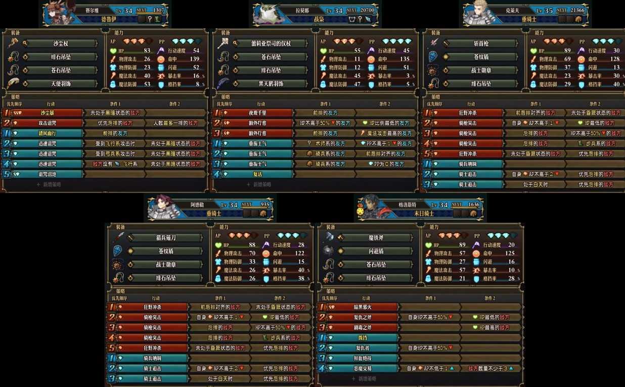 《圣兽之王》35级万马奔腾队配队