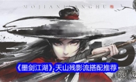 《墨剑江湖》天山残影流搭配推荐(剑墨江湖攻略)