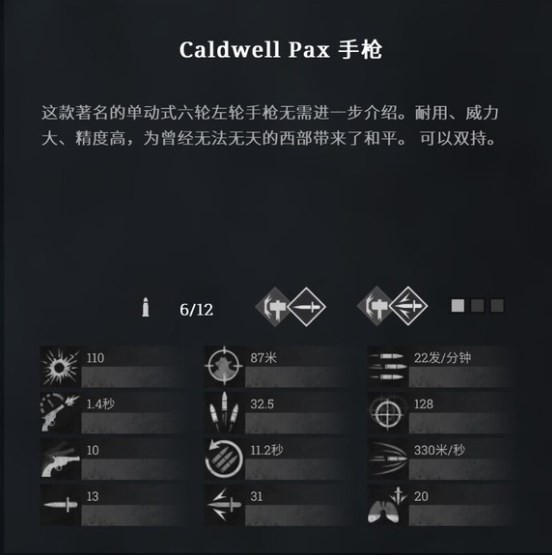 《猎杀：对决》caldwellPax手枪好用吗