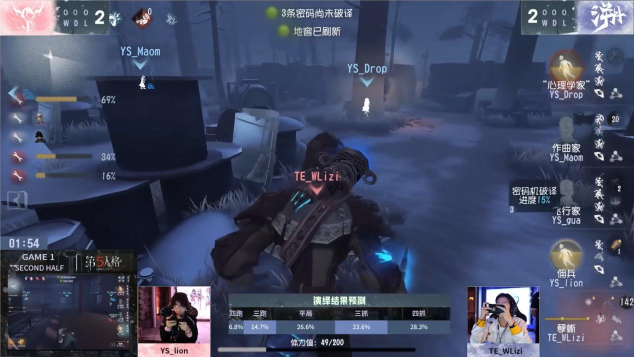 永不言弃！成都GG求生者绝境挣扎极限地窖逃生！——《第五人格》2024IVL夏季赛第八周赛报发布