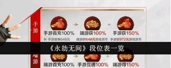 永劫无间手游段位等级介绍 永劫无间(2024)手游段位等级一览表(永劫无间手游公测时间)