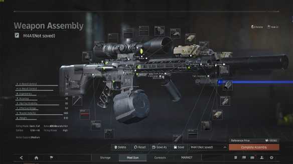 《暗区突围》m4a1改枪配件攻略