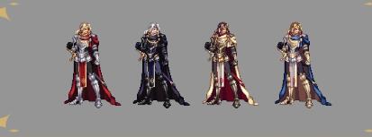 《地下城与勇士：起源》骑士赞歌装扮套装全职业外观一览