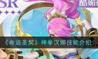 《命运圣契》神拳汉娜技能介绍(命运圣战)