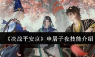 《决战平安京》申屠子夜技能介绍(决战平安京角色表)