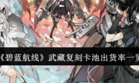 《碧蓝航线》武藏复刻卡池出货率一览
