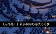 《无尽冬日》新手实用心得技巧分享(无尽寒冬官网)