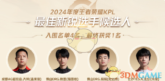 《王者荣耀》2024KPL年度最佳候选名单一览