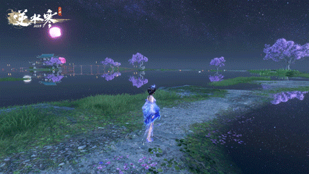 《逆水寒手游》全新轻功套装汐影外观一览