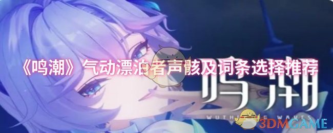 《鸣潮》气动漂泊者声骸及词条选择推荐