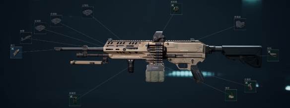 《三角洲行动》烽火行动M250改枪方案推荐