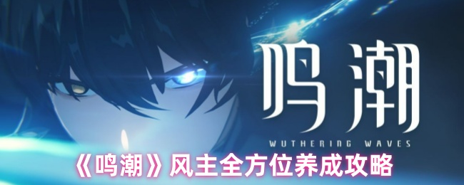 《鸣潮》风主全方位养成攻略