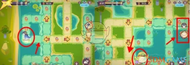 《原神》荣花竞捷之争龙龙寻宝第1关攻略