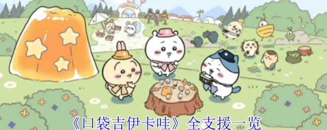 《口袋吉伊卡哇》全支援一览