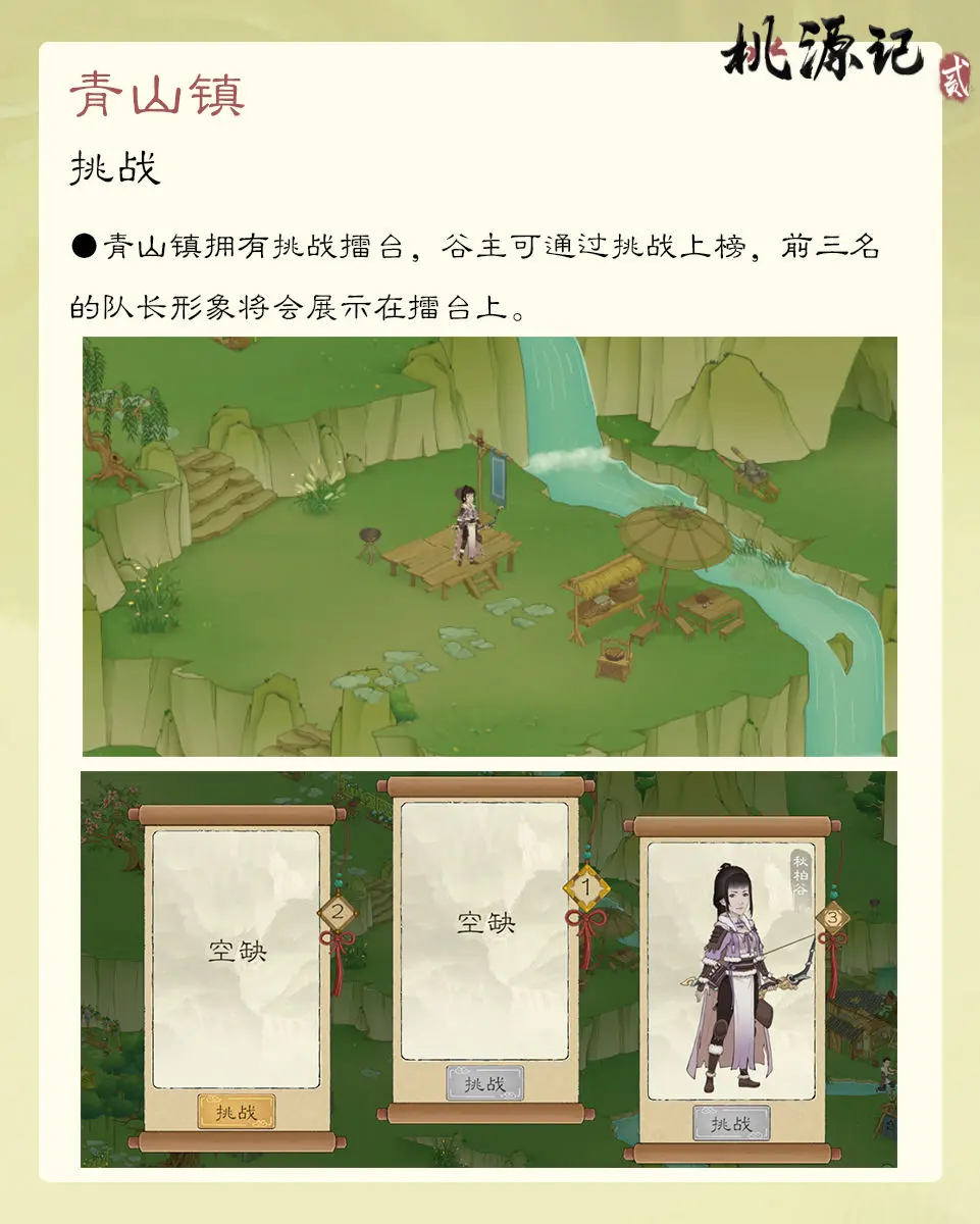 《桃源记2》谷外地图青山镇详细介绍