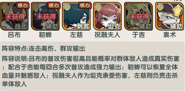 《将军留步》阵容搭配推荐