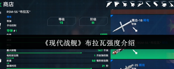 《现代战舰》布拉瓦强度介绍