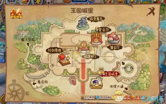 《洛克王国：世界》魔法学院入口位置