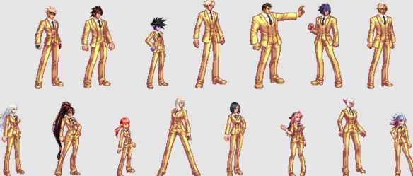 《地下城与勇士：起源》西装节特别金色装扮外观一览