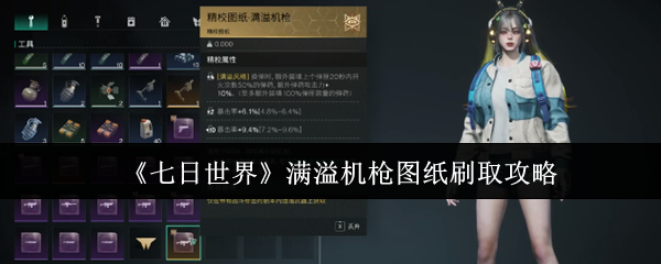 《七日世界》满溢机枪图纸刷取攻略