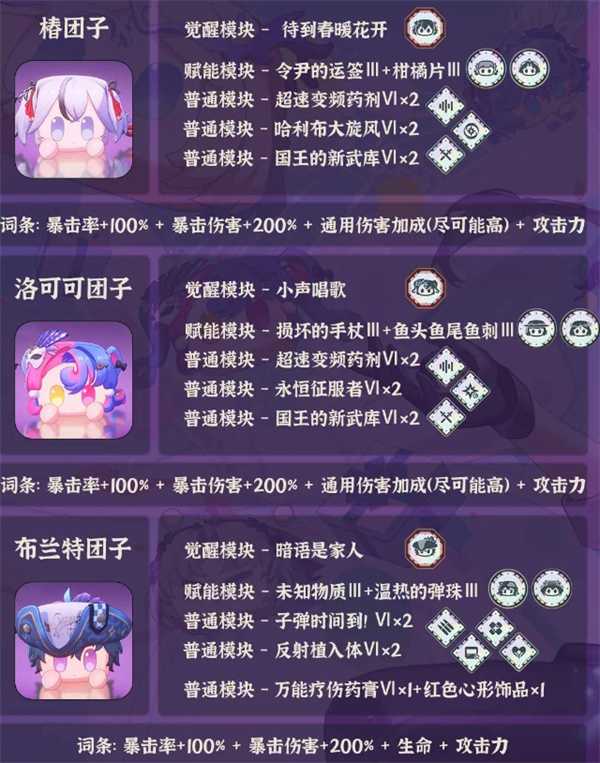 《鸣潮》全团子培养大全