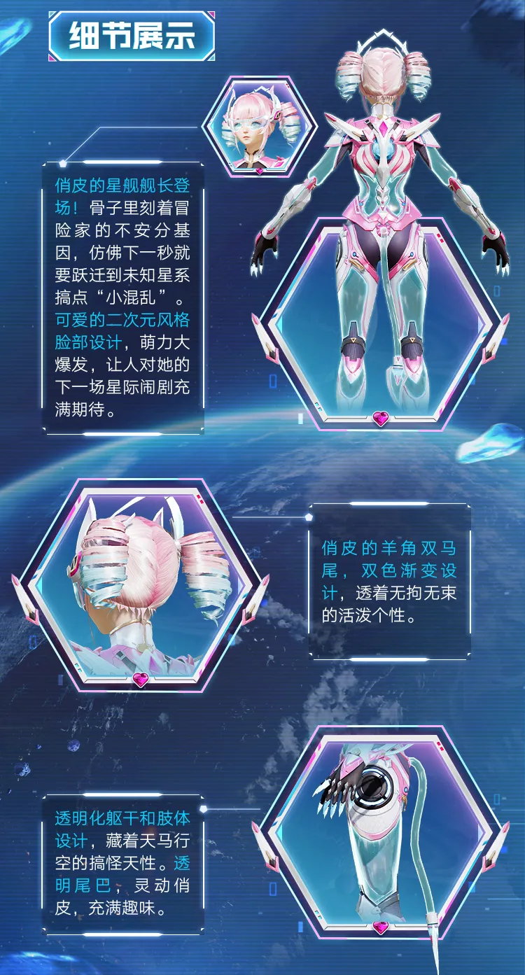 《和平精英》幻星舰长全新皮肤套装细节一览