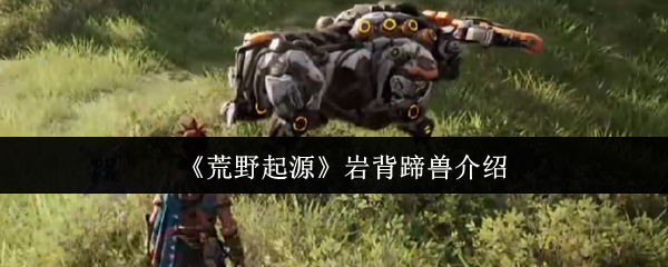 《荒野起源》岩背蹄兽介绍