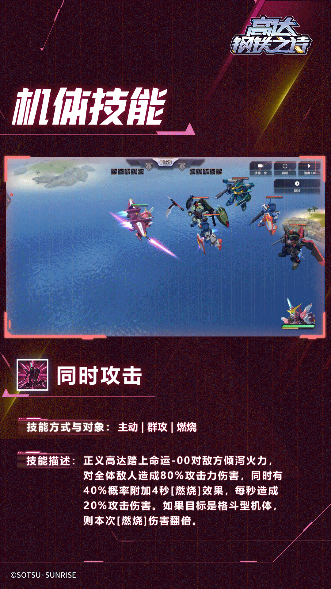 《高达钢铁之诗》正义高达技能阵容搭配攻略