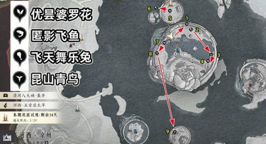 《燕云十六声》酒泉镇蹊跷位置一览