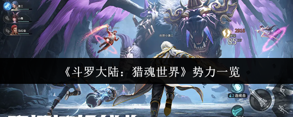 《斗罗大陆：猎魂世界》势力一览