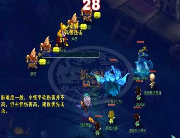 《梦幻西游》通天河五脏击杀顺序攻略