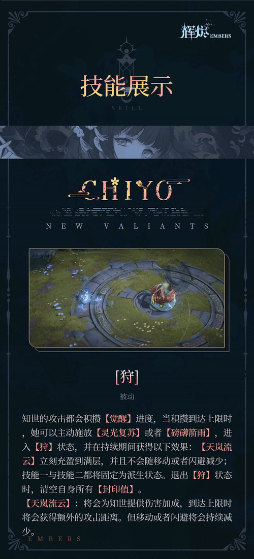 《辉烬》知世技能介绍