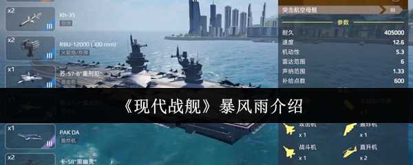《现代战舰》暴风雨介绍
