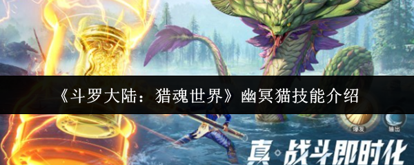 《斗罗大陆：猎魂世界》幽冥猫技能介绍