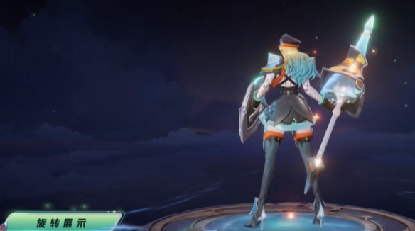 《王者荣耀》雅典娜潮玩士官长皮肤特效展示
