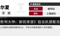 《胜利女神：新的希望》狙击队搭配攻略