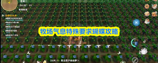 牧场气息特殊要求蝴蝶攻略