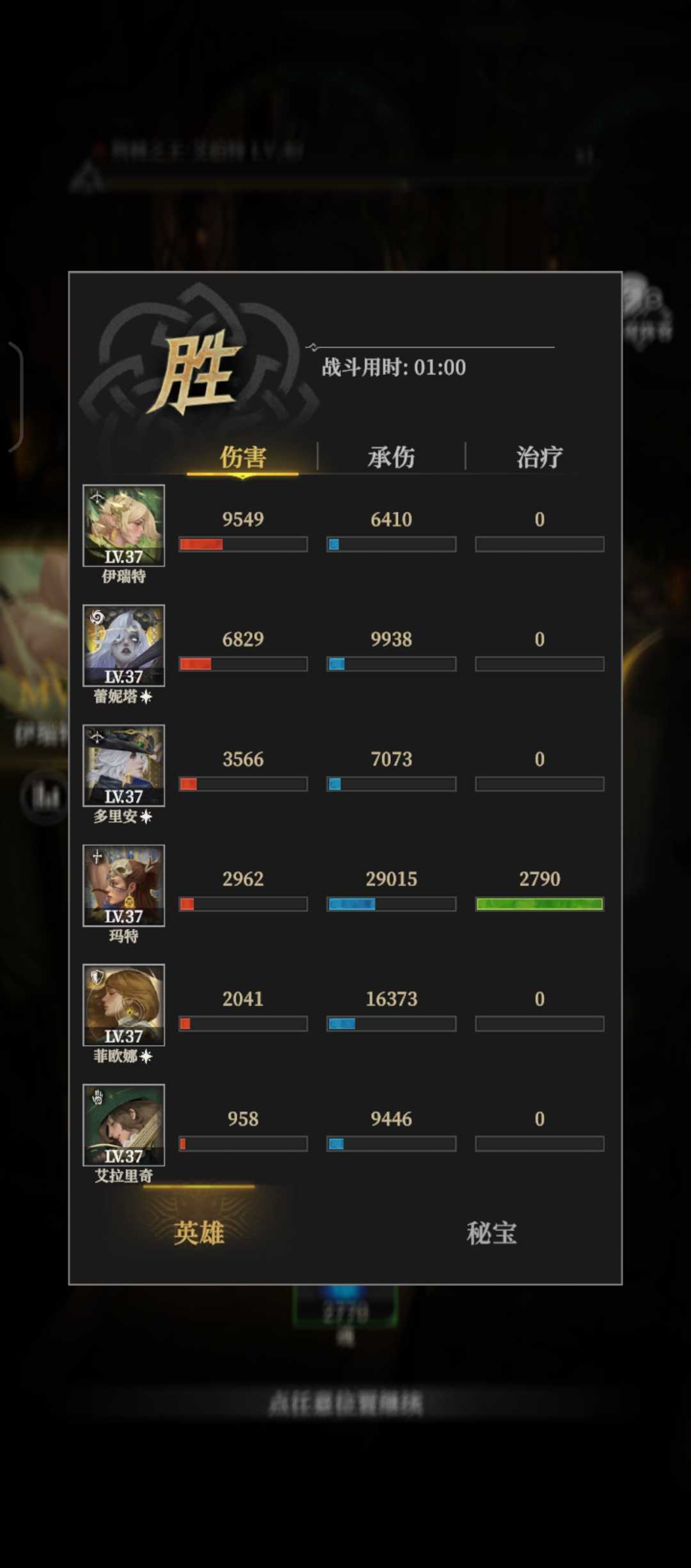 地下城堡4零氪第一天过荆棘攻略