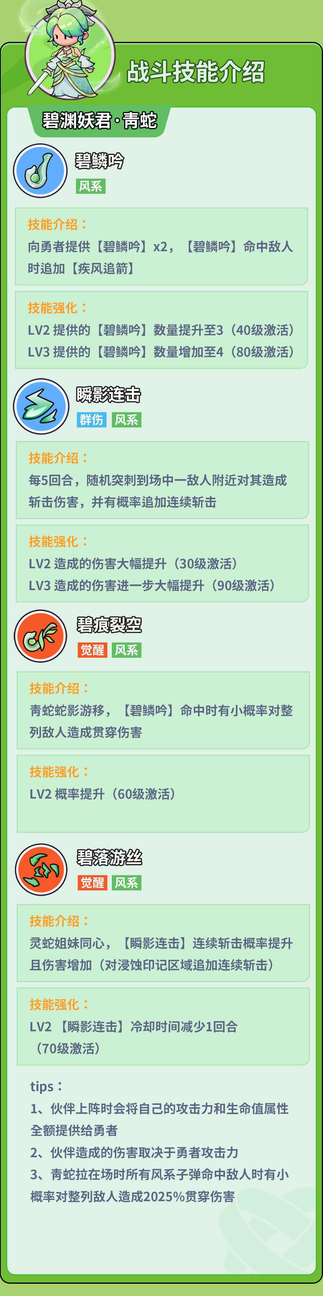 伙伴弹途青蛇技能机制与实战技巧